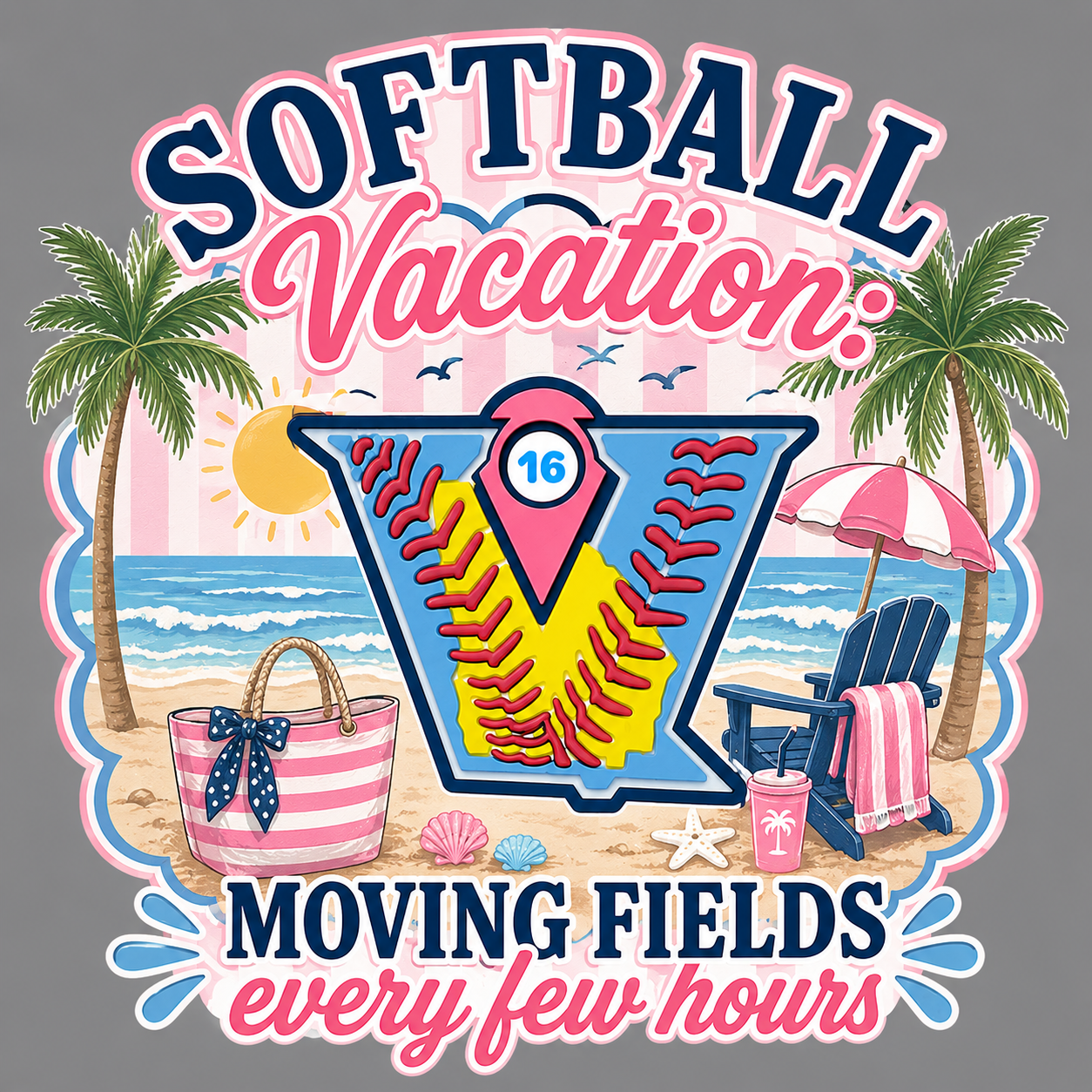 Velocity Scalloped Tee