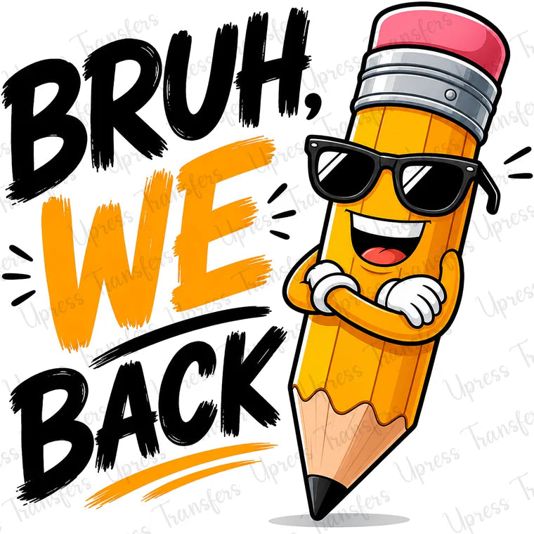 BRUH We Back Cool Pencil