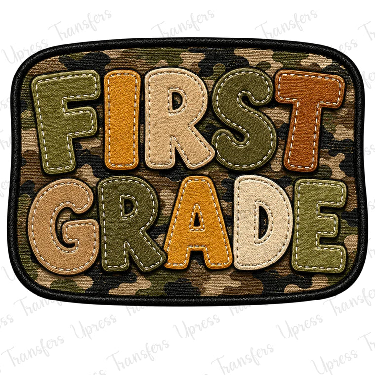 Back To School Grade Camo