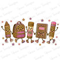 Leopard Print School Supplies